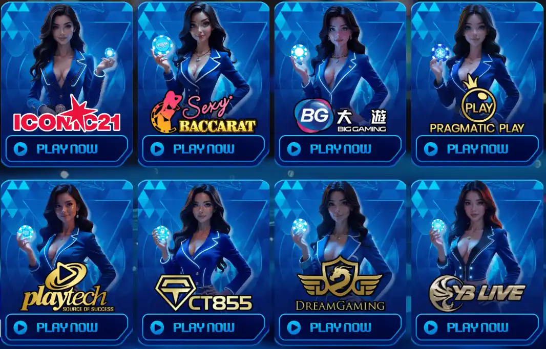 Roospin live casino lobby showing live dealer game categories and table tiles